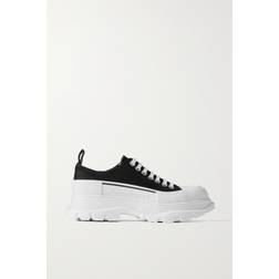 Alexander McQueen Tread Slick Lace-up Sneakers - Black