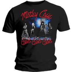 ROCK OFF Motley Crue T-shirt Smokey Street Men's - Black