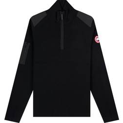 Canada Goose Stickade Tröjor Koftor Herr Polo Neck Tröja - Blue