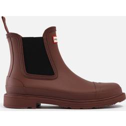 Hunter Commando Chelsea Boots - Muted Berry