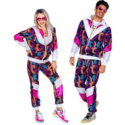 Widmann 80s Disco Print Tracksuit Costume