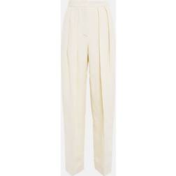 Stella McCartney High-Rise-Hose Beige