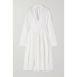 Bottega Veneta Linen Viscose Blend Dress - White