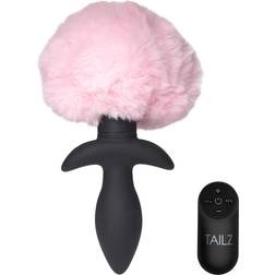 Tailz Wagging Bunny Fjärrkontrollerad Vibrerande Analplugg Ljusrosa Ljusrosa