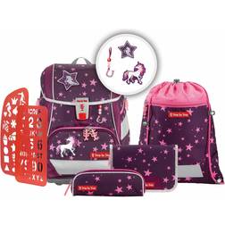 Step by Step 2IN1 PLUS Schulranzen-Set, 6-teilig Unicorn Nuala lilac