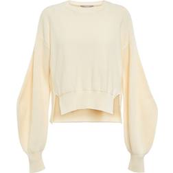 Stella McCartney Sweater Aus Baumwollstrick Natural