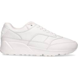 Saint Laurent Bump Leather Sneakers - White