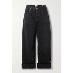 Citizens of Humanity Ayla High-Rise Baggy Wide-Leg Jeans Black