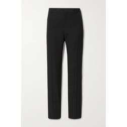 Saint Laurent Hose Mit Geradem Bein Aus Grain De Poudre - Schwarz