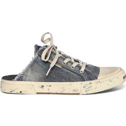 Balenciaga Paris Cotton Blend Mule - Blue