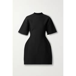 Balenciaga Kleid Aus Kompakter Viskose Schwarz