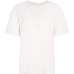 Saint Laurent Oversize-T-Shirt aus Baumwolle Weiß