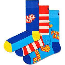 Happy Socks Father Of The Year Socks 3-pack - Multi