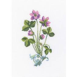 Adlibris Broderikit klöverblomma 11,5x19,5 cm RTO