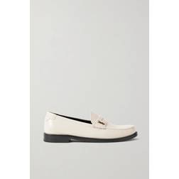 Saint Laurent Le Loafer Leather Loafers - White