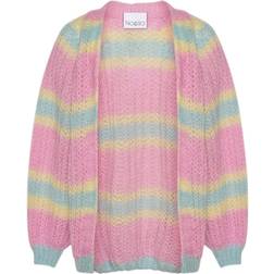 Noella Vera Knit Cardigan Pink/Light Blue/Yellow pastel