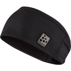 Craft Adv Microfleece Shaped Headband - Black