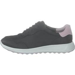 ecco Flexure Runner II Sneakers - Black/Blossom Rose