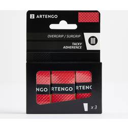 ARTENGO Surgrip De Tennis Tacky Rouge Lot De 3