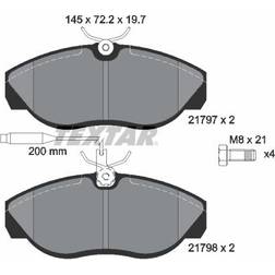 Textar Bremsbeläge vorne Citroen Jumper Fiat Peugeot Boxer TD