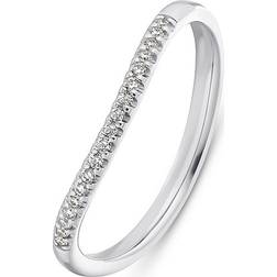 Christ Ring - White Gold/Diamonds