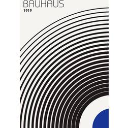 Malerifabrikken Bauhaus 4 Blå Poster