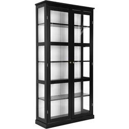 Ellos Wilma Black Vitrina de cristal 98x193cm