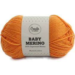 Adlibris Baby Merino Mustard Yellow 180m