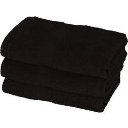 Handduk Egeria Badlakan Svart (100x50cm)