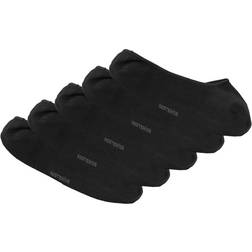 Resteröds No Show Bamboo Socks 5-pack - Black