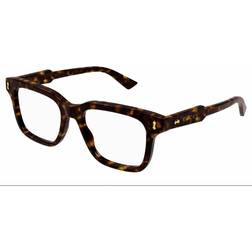 Gucci GG1265O 007 Tortoiseshell Size Frame Only Blue Light Block Available Tortoise