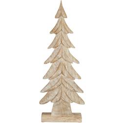 Hill Interiors Carved Christmas Tree Wood Decoration