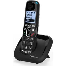 Amplicomms BigTel 1500 Cordless Phone, Black