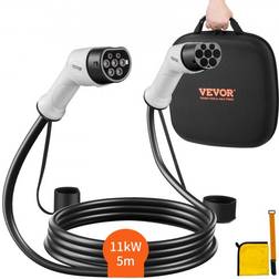 VEVOR Type 2 EV Ladekabel Elbilkabel 16A 5m 11kW TPU 5m