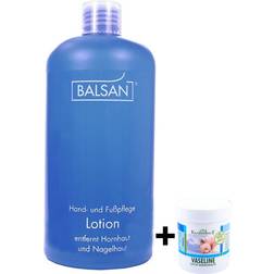 Balsan Fußpflege Hornhautentferner Lotion Nagelhautentferner plus Vaseline 500ml