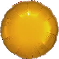 Amscan Folieballon Rund Metallic Guld