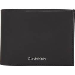 Calvin Klein Mäns måste trippelvikt 10CC W/myntplånböcker, Ck Black Pique, en storlek, Ck Black