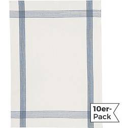 Erwin Müller Erwin Müller Jacquard Halbleinen-Geschirrtuch 10er-Pack Küchenhandtuch Blau (70x50cm)