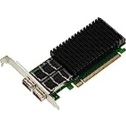 PCIe nätverkskort för server eller PC Dubbla 100G QSFP28 2 portar. Mellanox ConnectX chipset 4. Stöd 100GbE 56GbE 50GbE 40GbE 25GbE 1