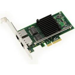 PCIE-nätverkskort 10/100/1000 Mbps 2 PORTAR För PC och CHIPSET INTEL I350-T2 Server