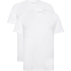 HUGO BOSS 2P Cotton Relaxed Fit Crew Neck T-shirt Hvit bomull Herre