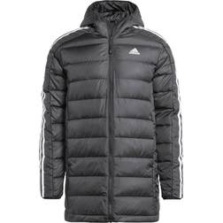 Adidas Daunenjacke für Herren, schwarz/weiß