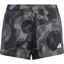 adidas Aeroready Seasonal Print Shorts - Black/Carbon/Grey Six/Grey Five