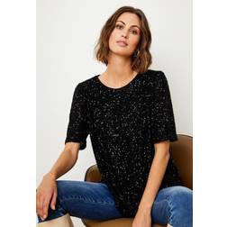 IN FRONT Bella Blouse - Black