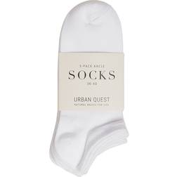 Urban Quest Frauen 5er-Pack Füßlinge - Weiss