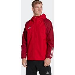 Adidas Herren Fußball Teamsport Textil Allwetterjacken Tiro 23 Competition Allwetterjacke red