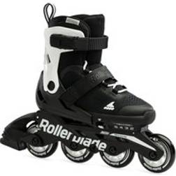 Rollerblade 2022 Microblade Kids Fitness Inline Skate Black/white