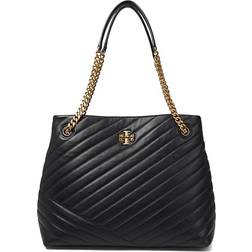 Tory Burch Kira Chevron Quilted Tote Bag - Black