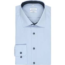 Seidensticker Businesshemd, bügelfrei, Super-Slim-Fit, für Herren, blau