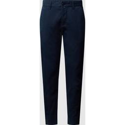 Marc O'Polo Men's Shaped Fit Chinos with Stretch - Blue